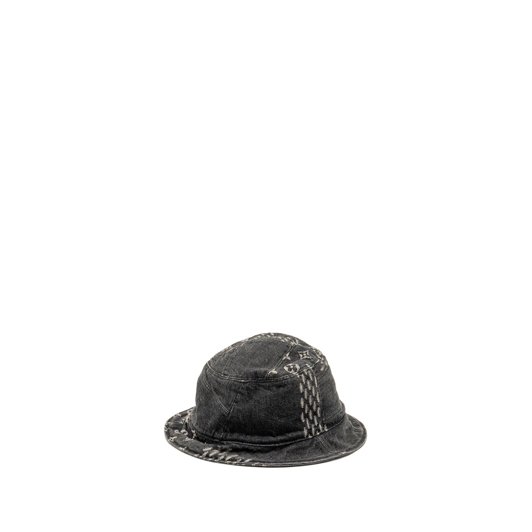 louis-vuitton-size-58-nigo-damier-bucket-hat-denim-black-1