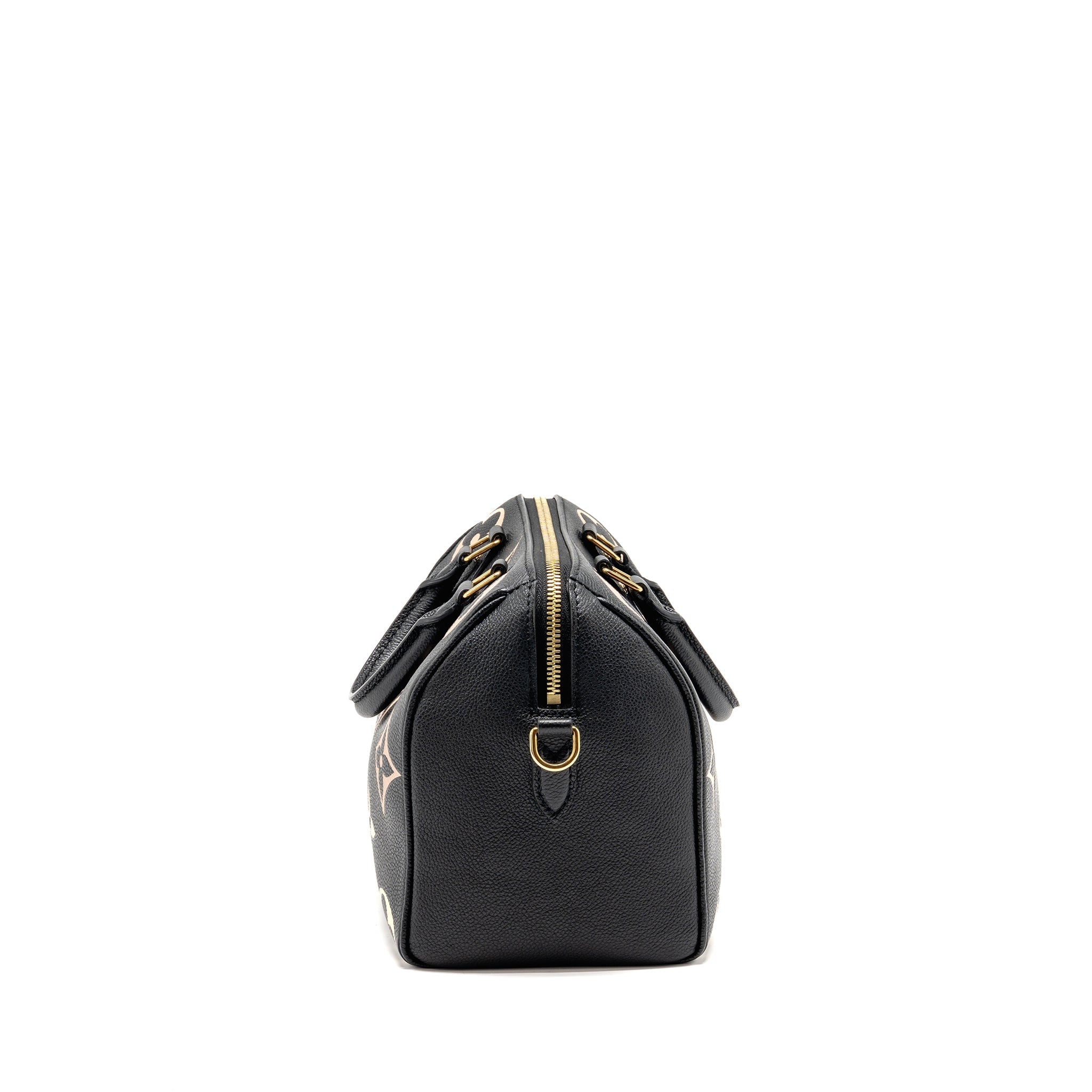 louis-vuitton-speedy-bandouliere-25-bicolour-monogram-empreinte-leather-black-beige-ghw