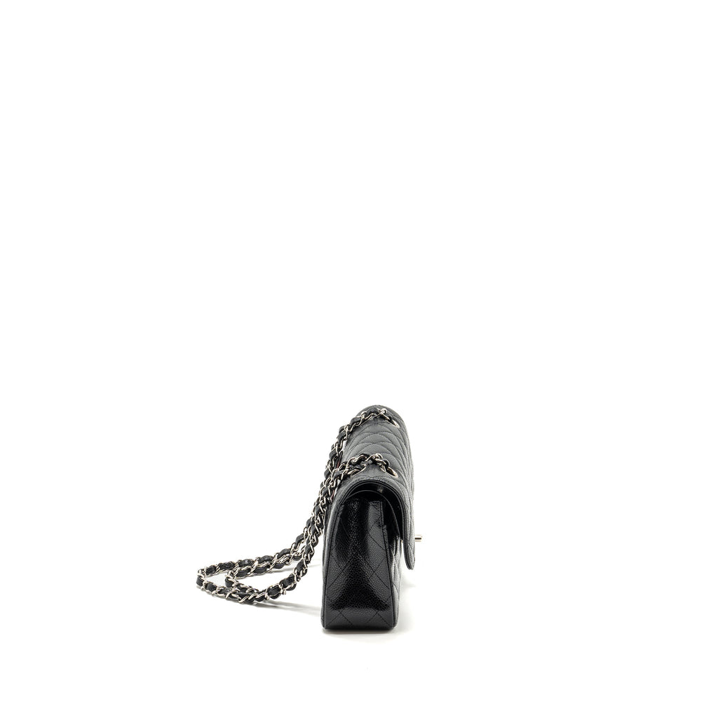 chanel-small-classic-double-flap-bag-caviar-black-shwmicrochip-3