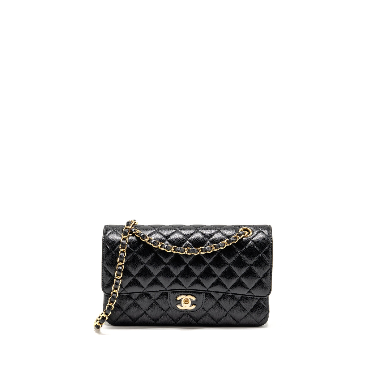 chanel-medium-classic-double-flap-bag-caviar-black-ghw-copy-1