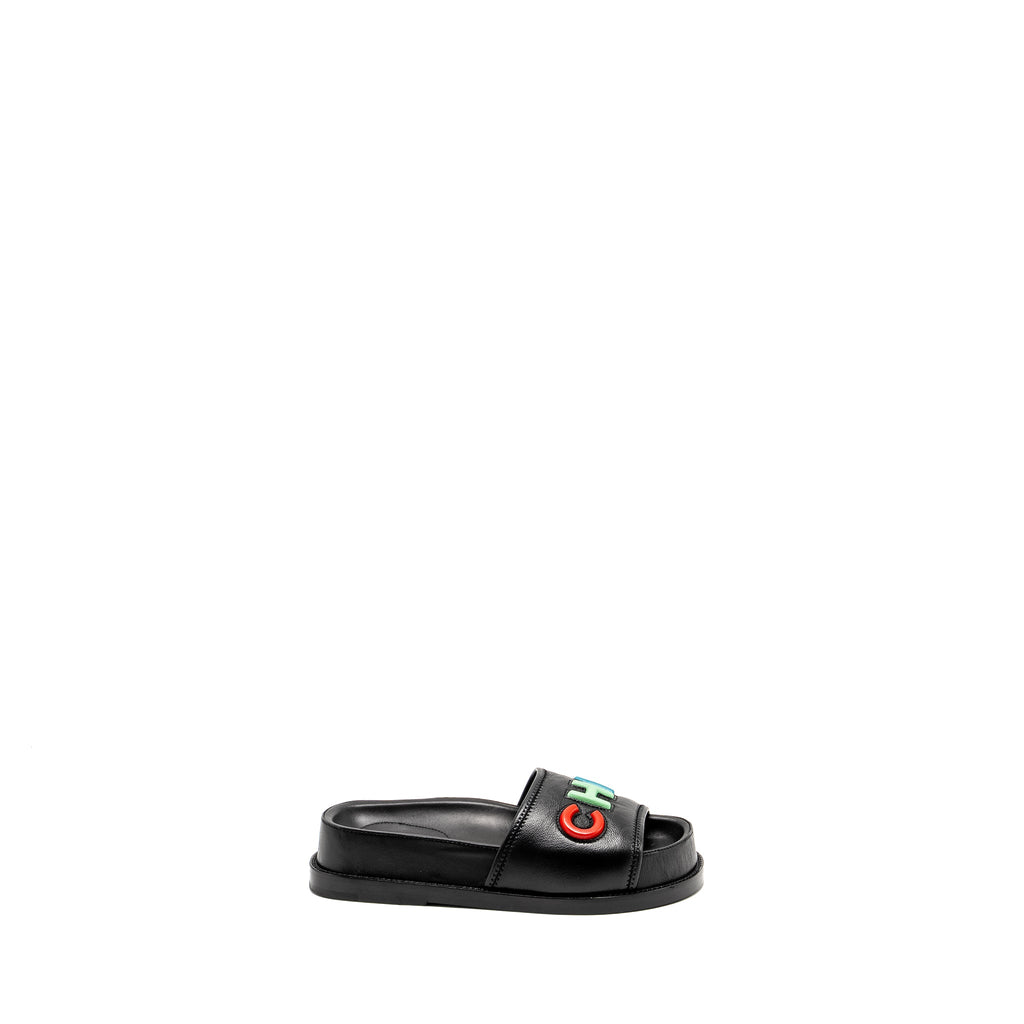 chanel-size-35-logo-letters-sandals-mules-lambskin-black-multicolour