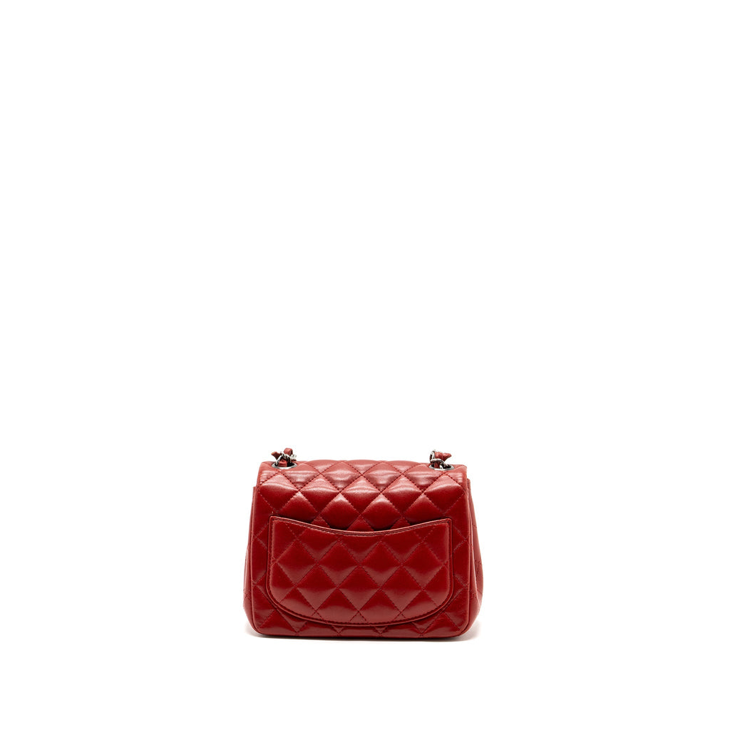chanel-mini-square-flap-bag-lambskin-red-black-hardware-copy