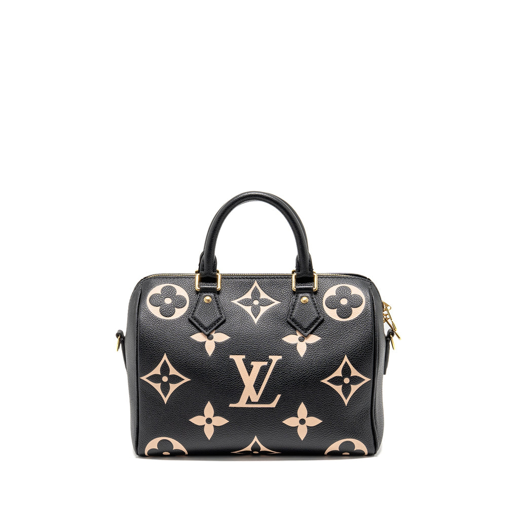 louis-vuitton-speedy-bandouliere-25-bicolour-monogram-empreinte-leather-black-beige-ghw