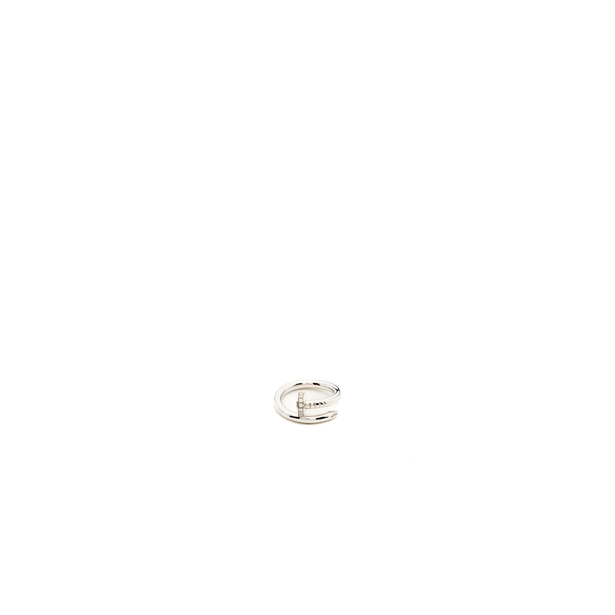 CARTIER JUSTE UN CLOU RING WHITE GOLD/DIAMONDS