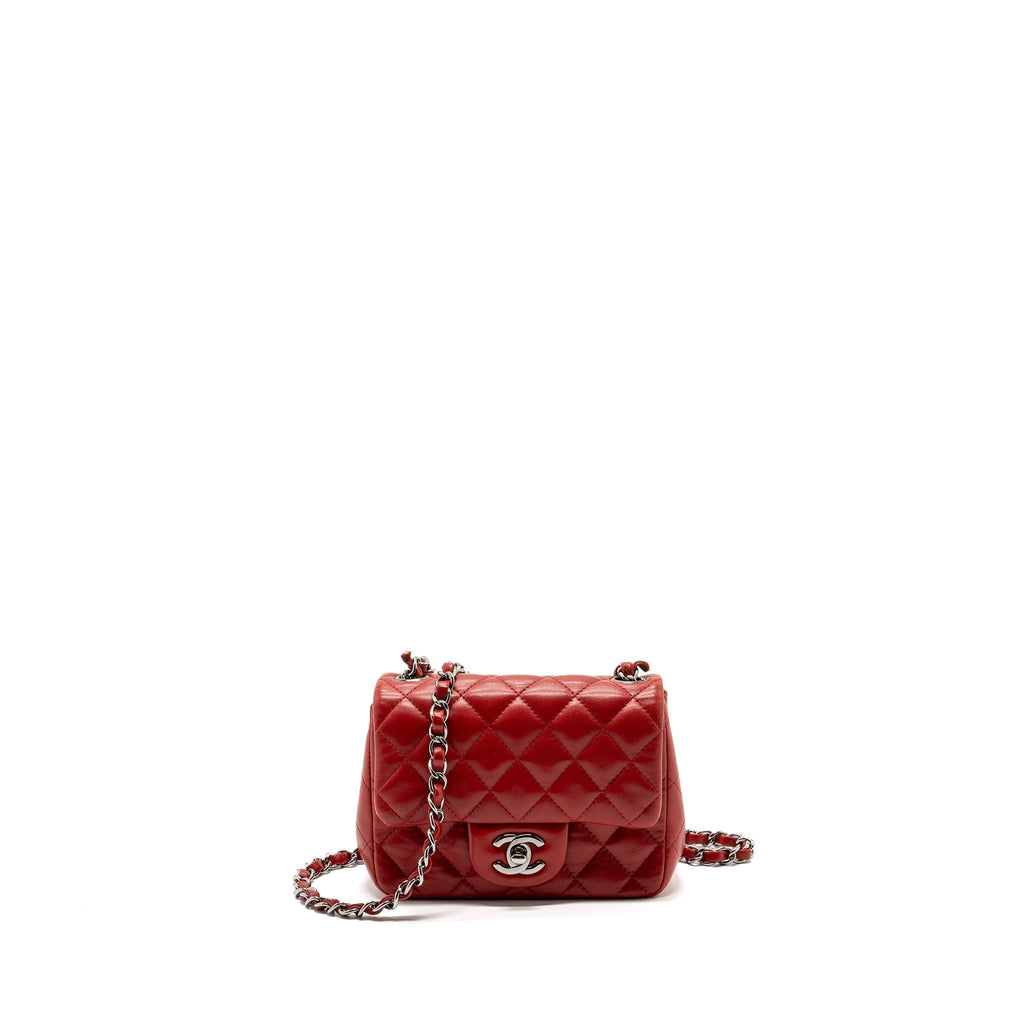 chanel-mini-square-flap-bag-lambskin-red-black-hardware-copy