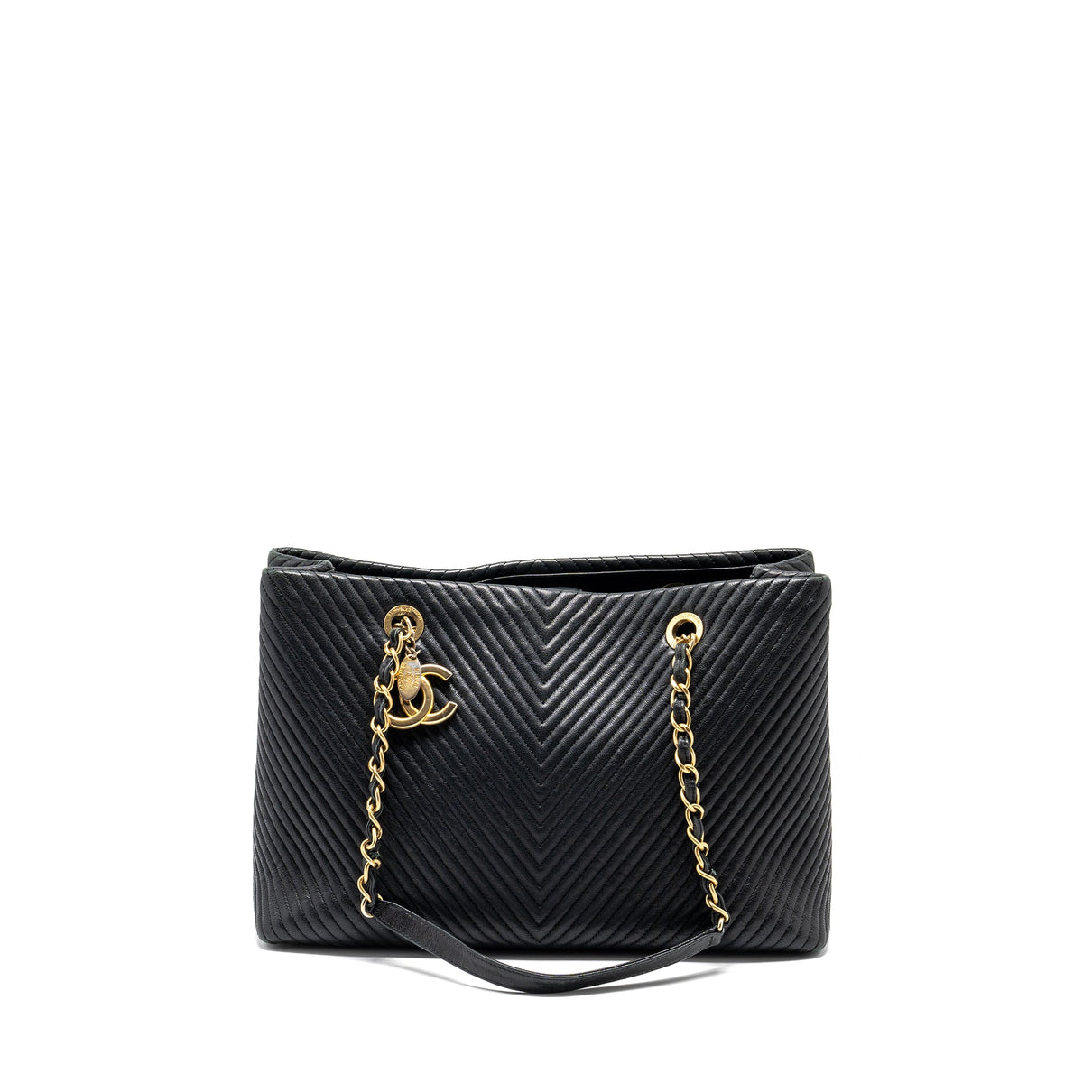 chanel-chevron-shopping-tote-bag-goatskin-black-ghw
