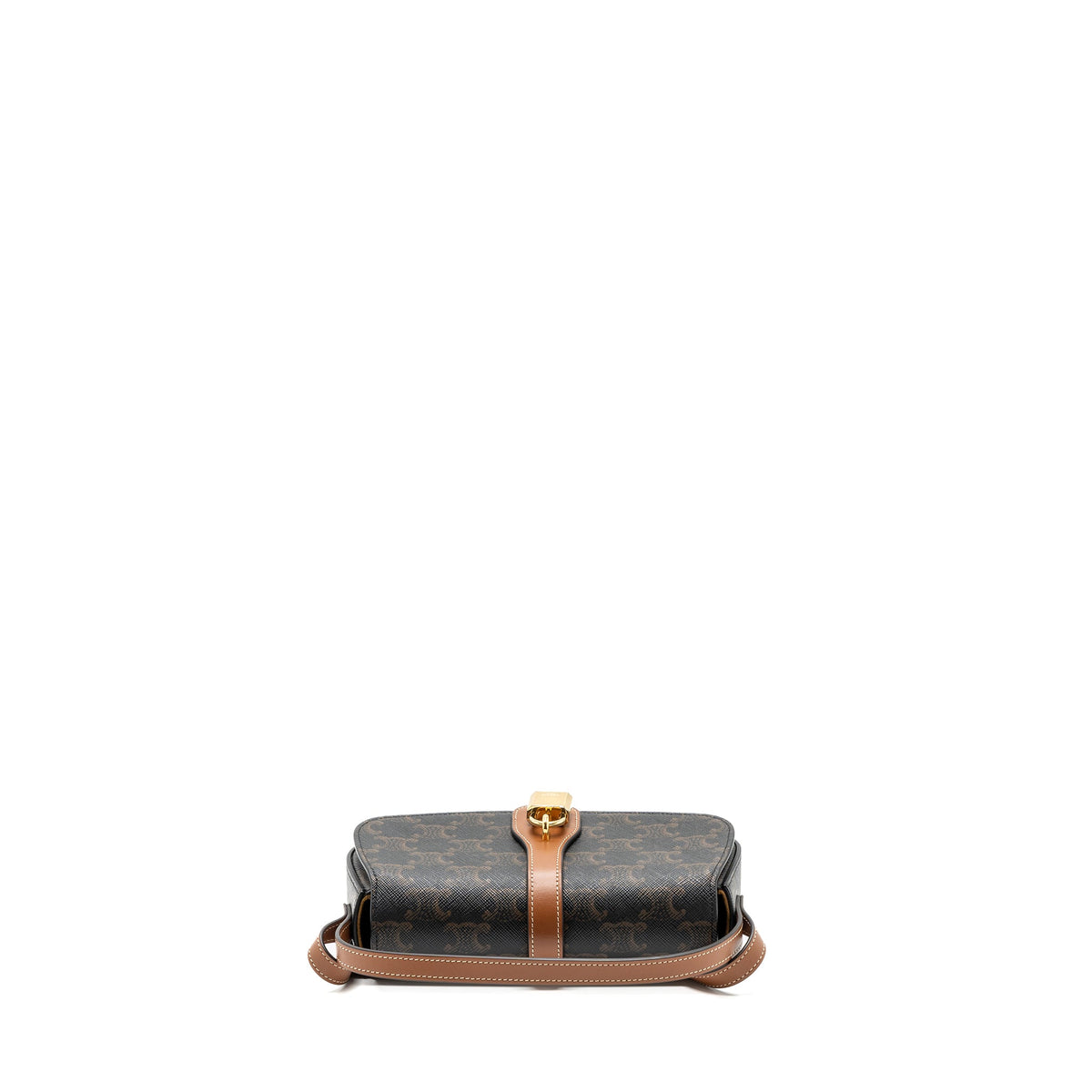 celine-clutch-on-strap-tabou-triomphe-canvas-calfskin-tan-ghw