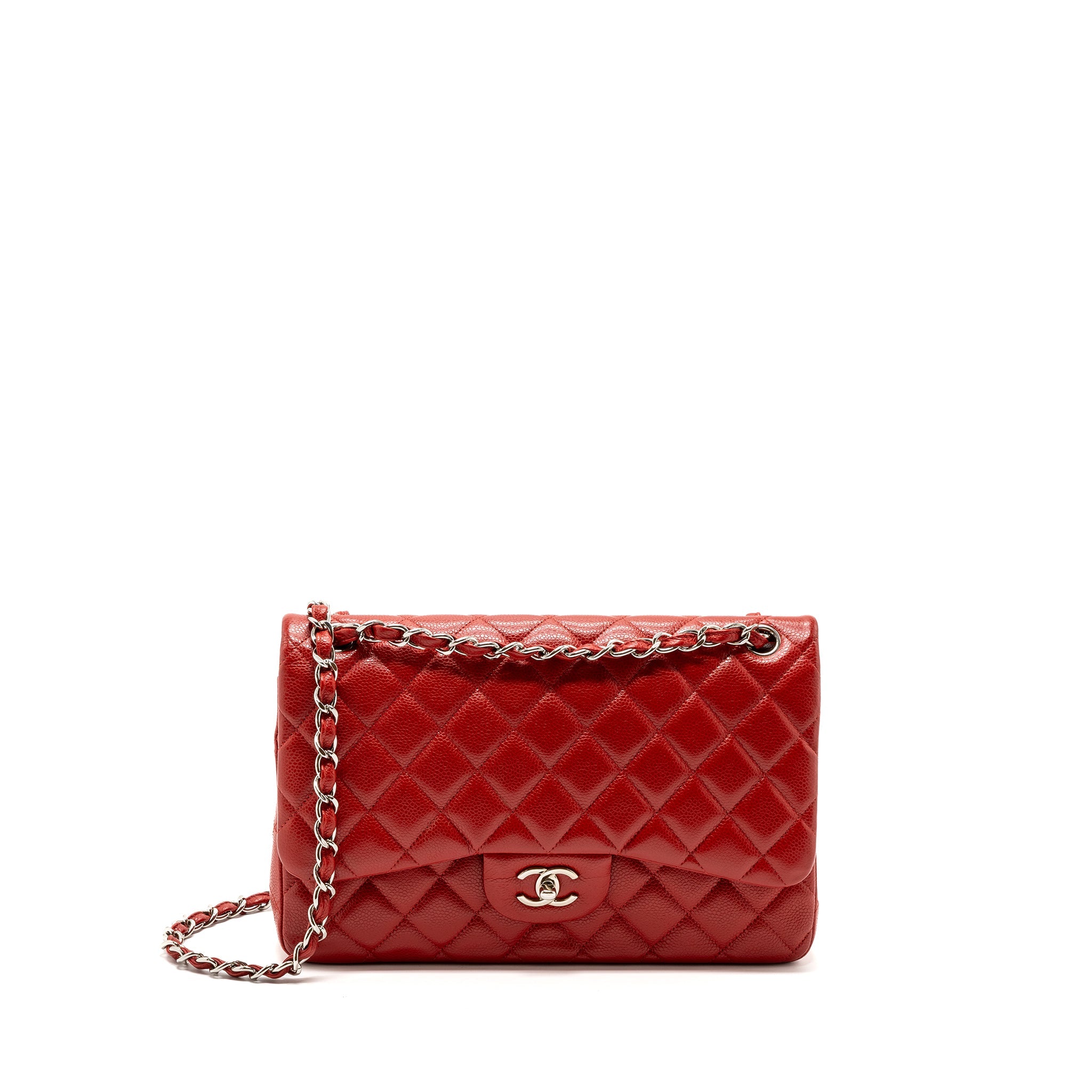 chanel-classic-jumbo-double-flap-bag-caviar-red-shw
