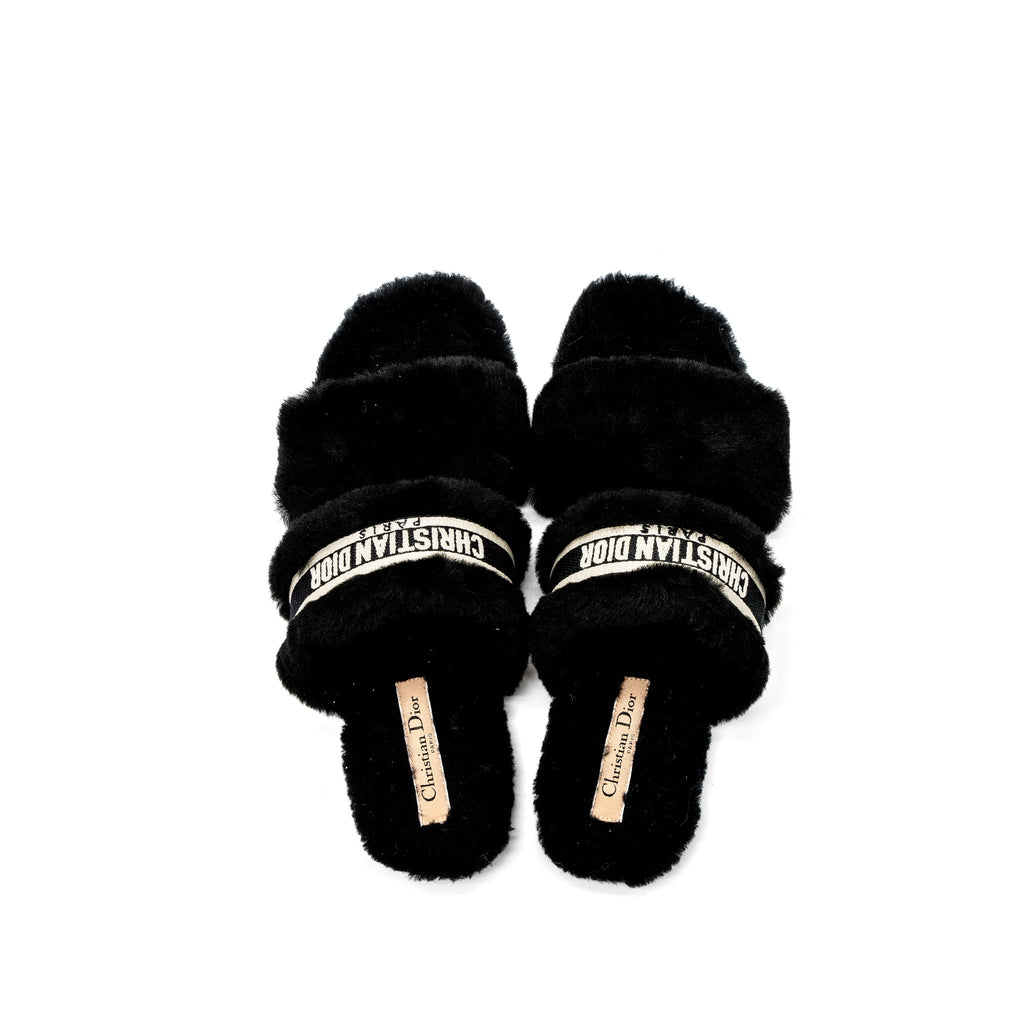 dior-size-39-chez-moi-sandals-shearling-black