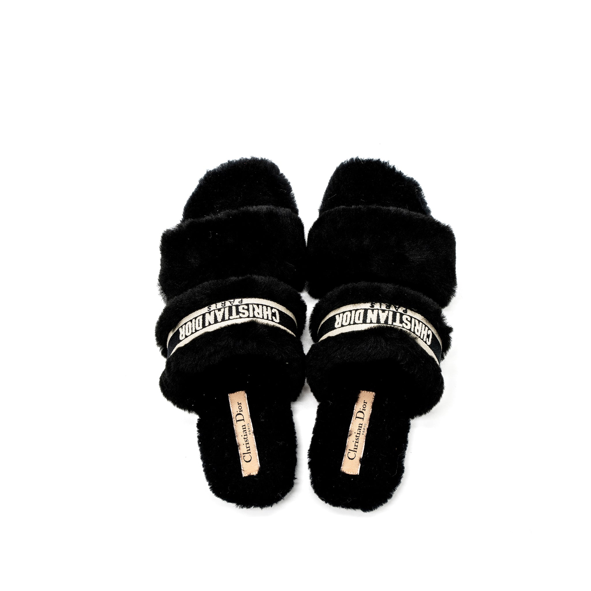 dior-size-39-chez-moi-sandals-shearling-black
