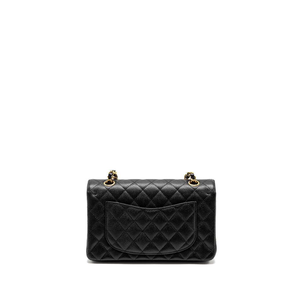 chanel-small-classic-double-flap-bag-caviar-black-ghwmicrochip-3