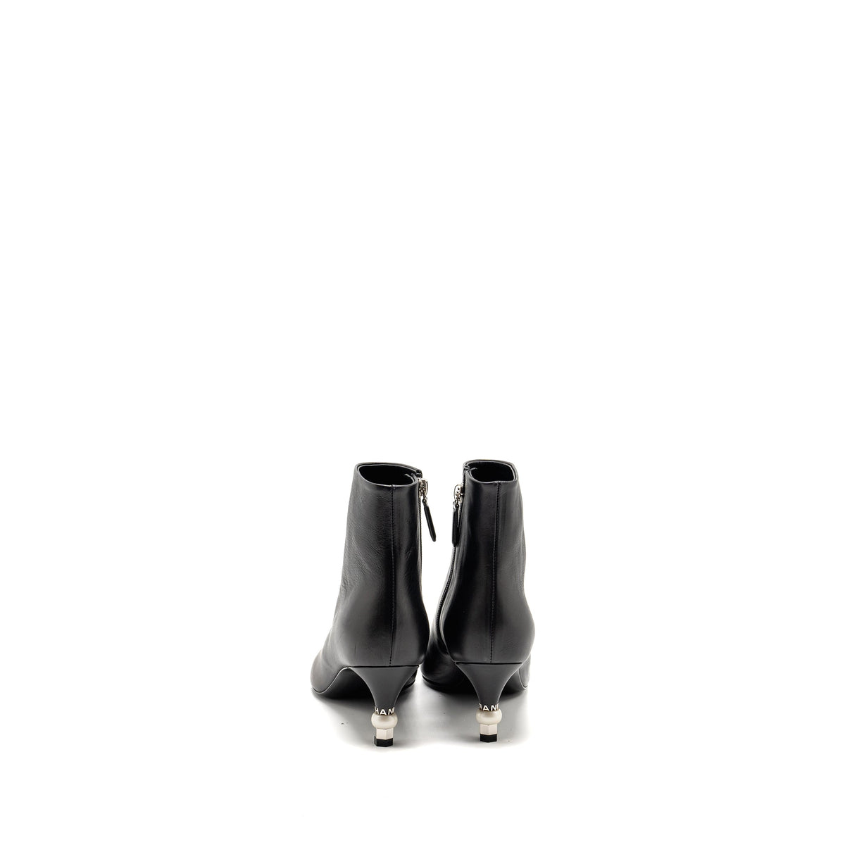 chanel-size-37-interlocking-boots-letter-pearl-leather-black
