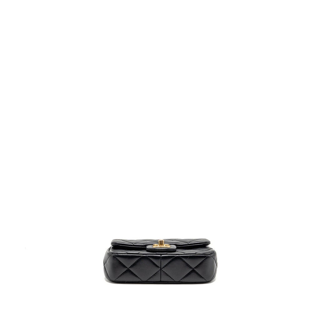 chanel-24s-pearl-adjustable-chain-mini-flap-bag-lambskin-black-ghw-microchip-copy