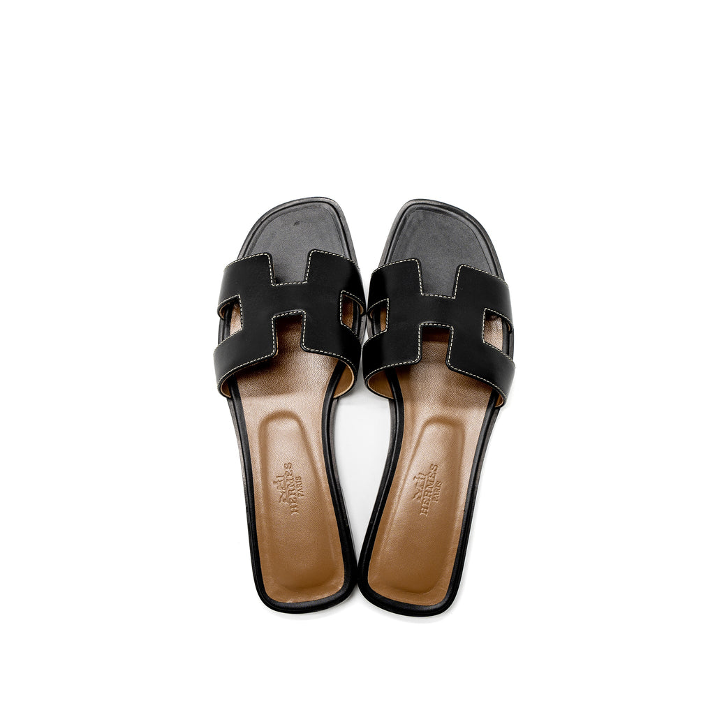 hermes-size-38-oran-sandal-box-black