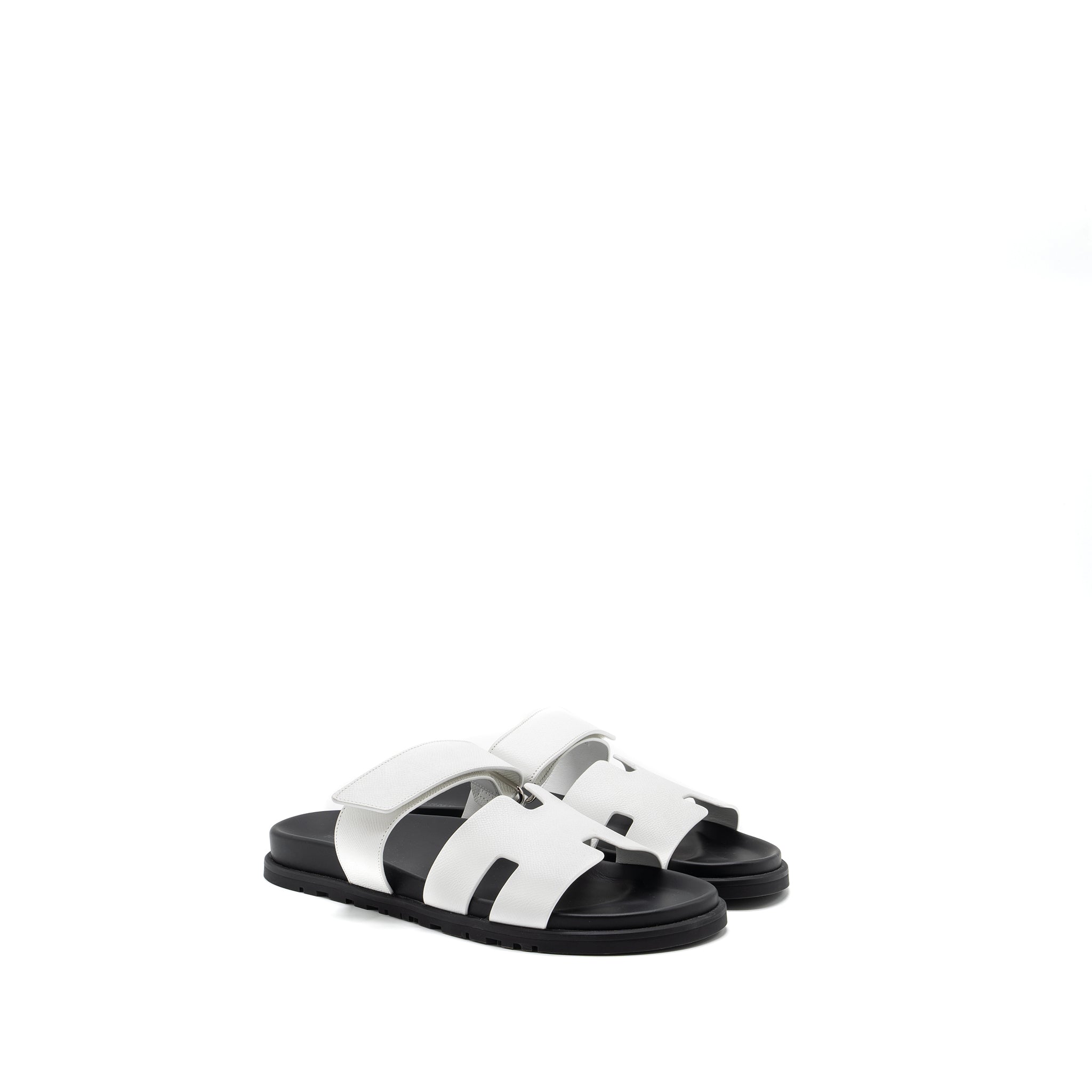 hermes-size-43-chypre-sandals-epsom-white