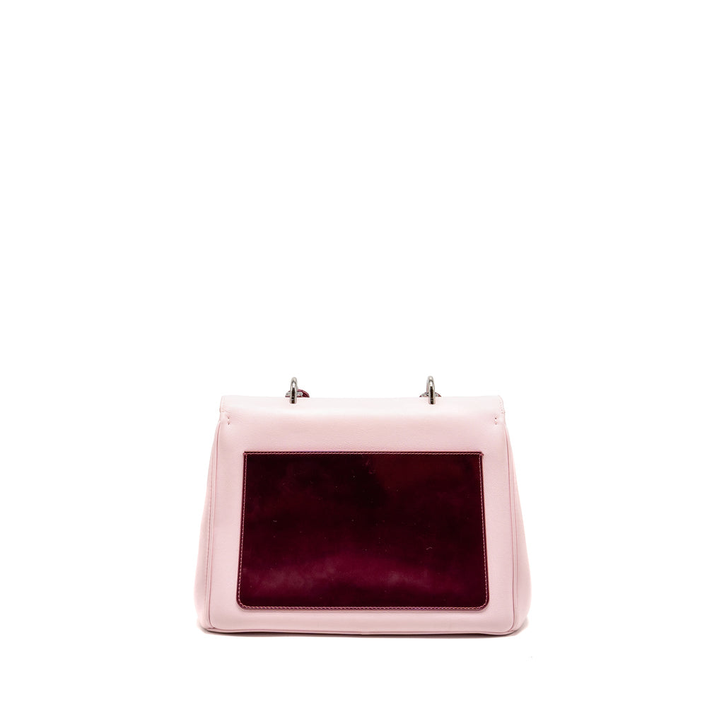 dior-medium-be-dior-flap-bag-calfskin-metallic-patent-pink-shw
