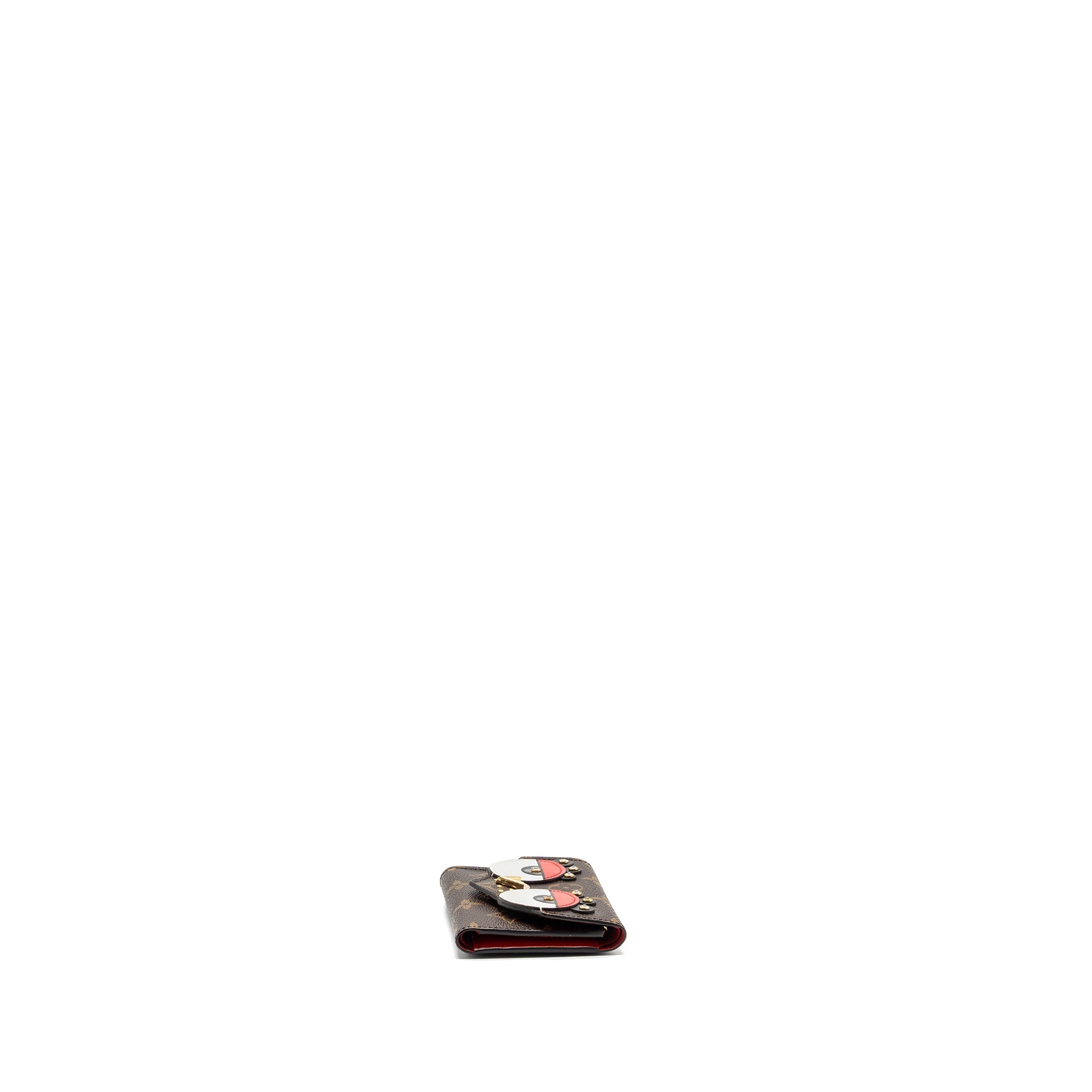 louis-vuitton-porte-foyle-victorine-lovely-bird-compact-wallet-monogram-canvas-red-ghw