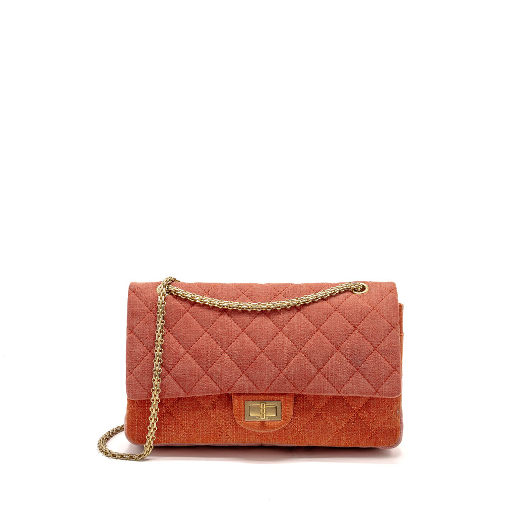 chanel-maxi-2-55-reissue-double-flap-bag-fabric-multicolour-ghw
