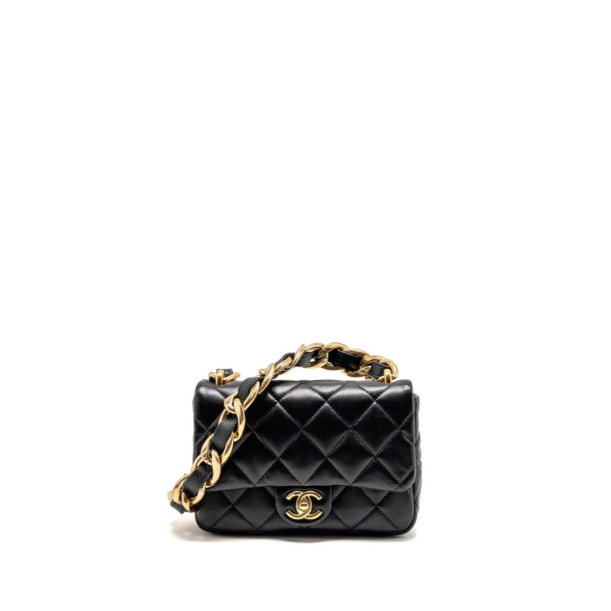 chanel-giant-chain-flap-bag-lambskin-black-ghw-microchip