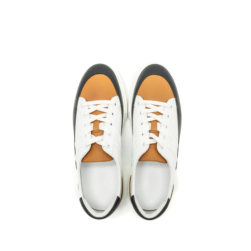 hermes-size-41-homme-deep-sneaker-calfskin-white-naturel-black