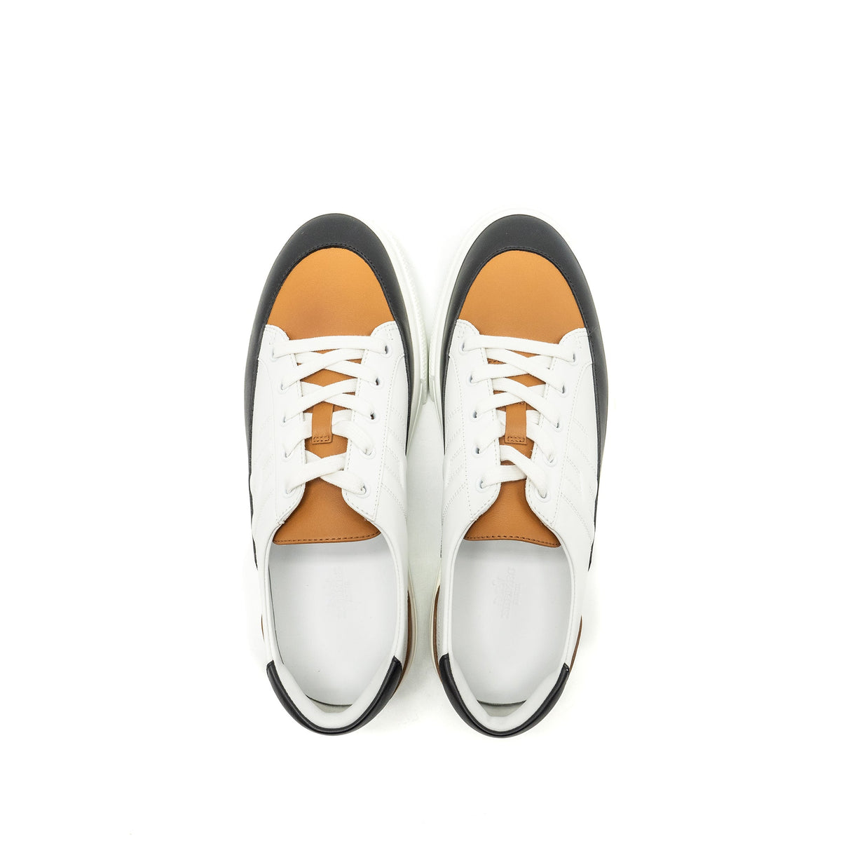 hermes-size-41-homme-deep-sneaker-calfskin-white-naturel-black