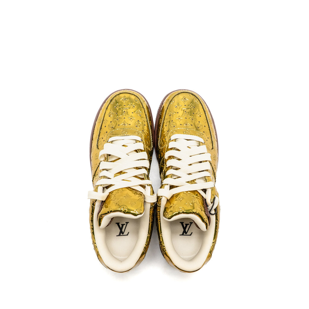 louis-vuitton-x-nike-size-us7-air-force-1-sneaker-monogram-leather-metallic-gold-1