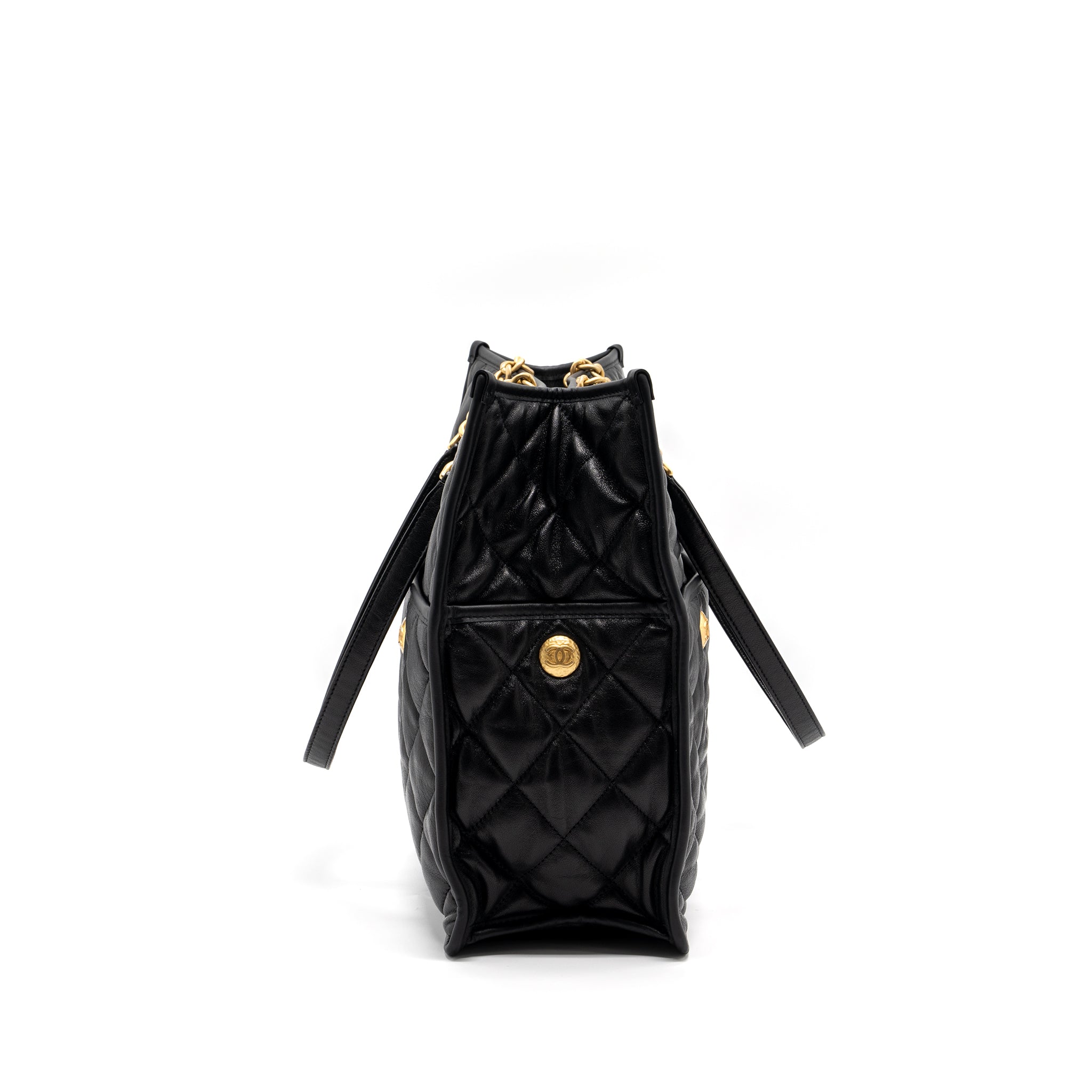 chanel-large-tote-bag-lambskin-black-brushed-ghw