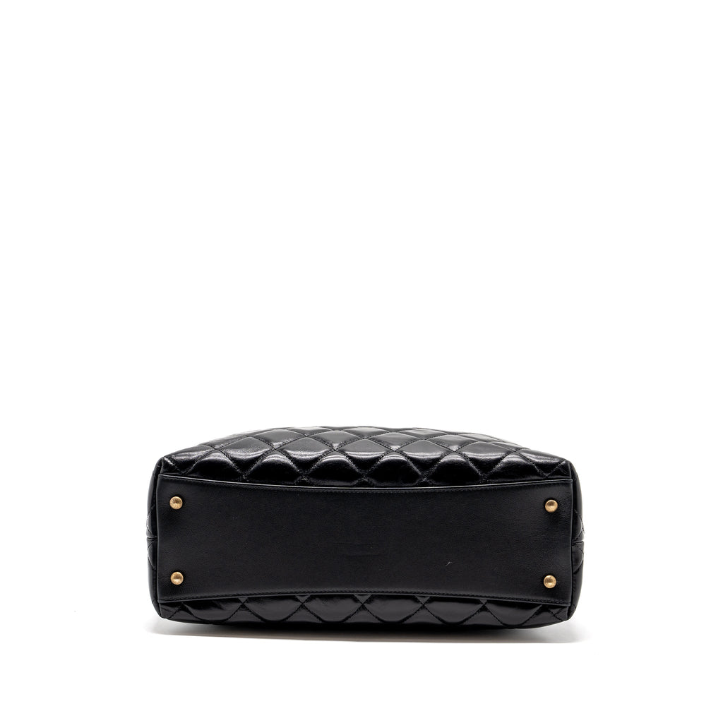 chanel-large-tote-bag-calfskin-black-brushed-ghw-copy