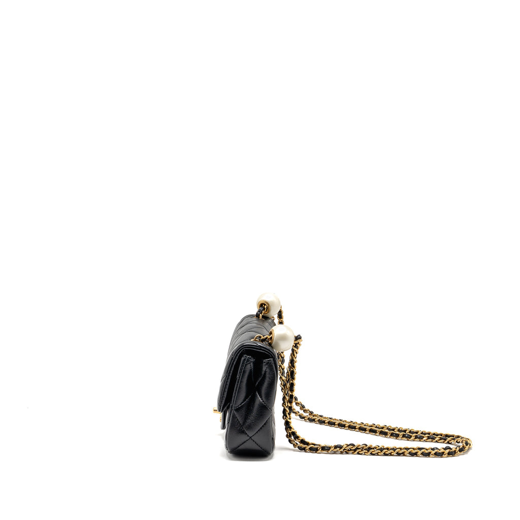 chanel-24s-pearl-adjustable-chain-mini-flap-bag-lambskin-black-ghw-microchip-copy