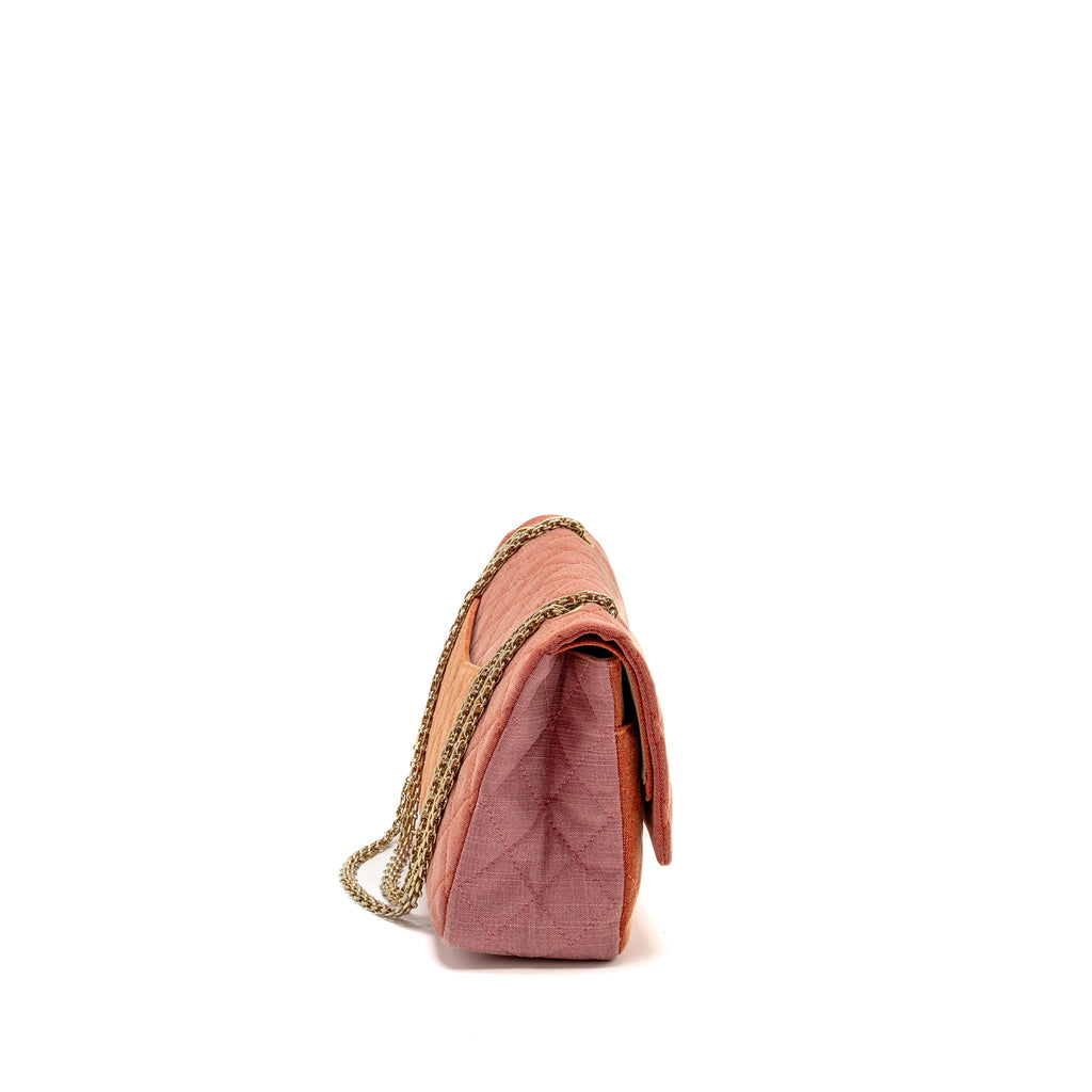 chanel-maxi-2-55-reissue-double-flap-bag-fabric-multicolour-ghw