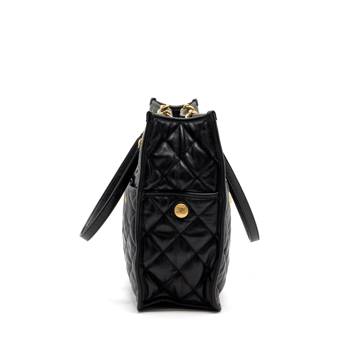 chanel-large-tote-bag-lambskin-black-brushed-ghw