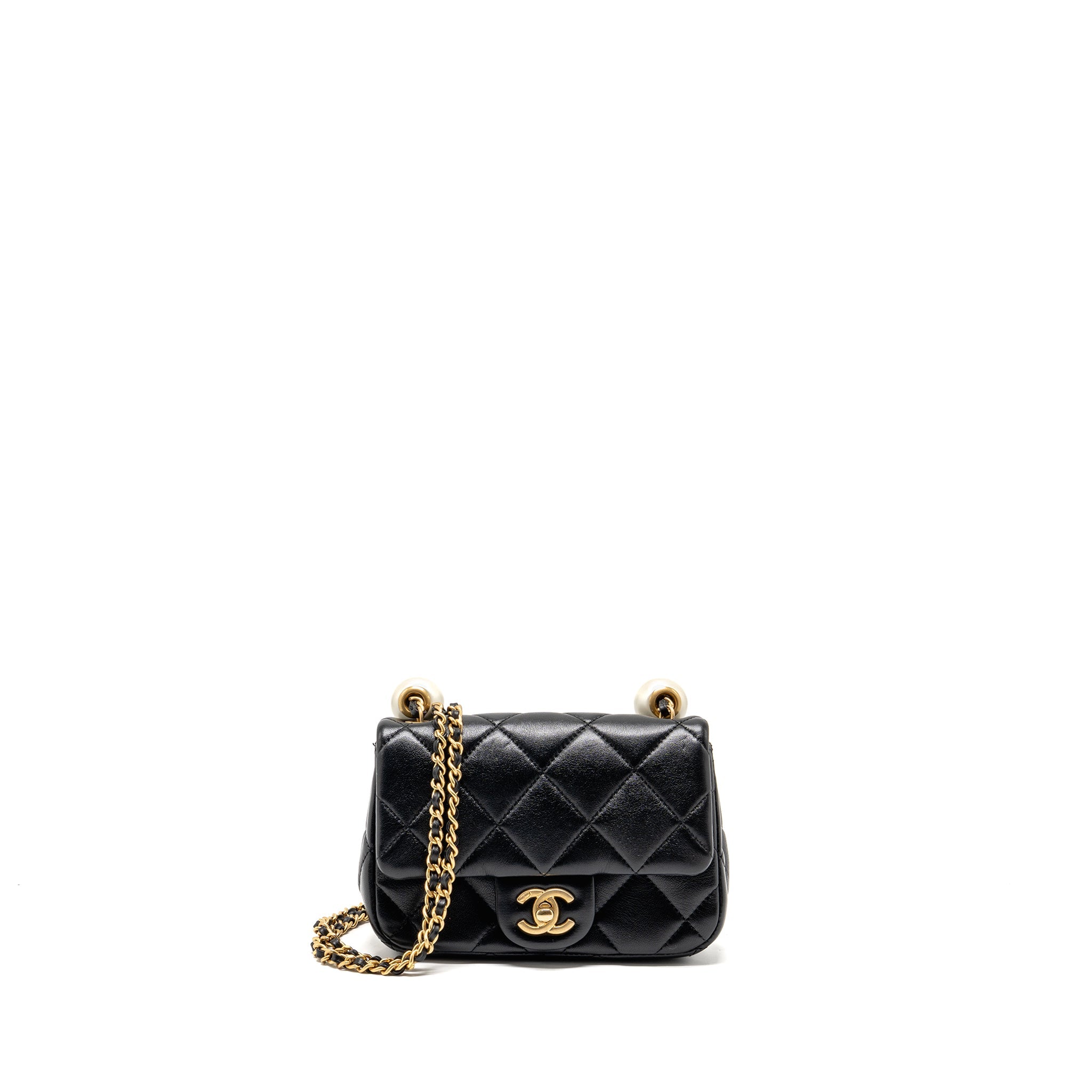 chanel-24s-pearl-adjustable-chain-mini-flap-bag-lambskin-black-ghw-microchip-copy