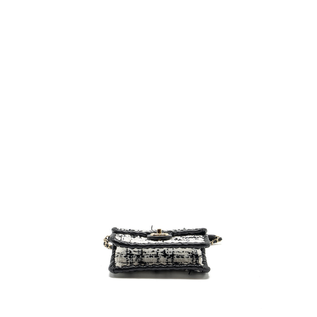 chanel-seasonal-mini-square-flap-bag-tweed-white-black-lghw-microchip