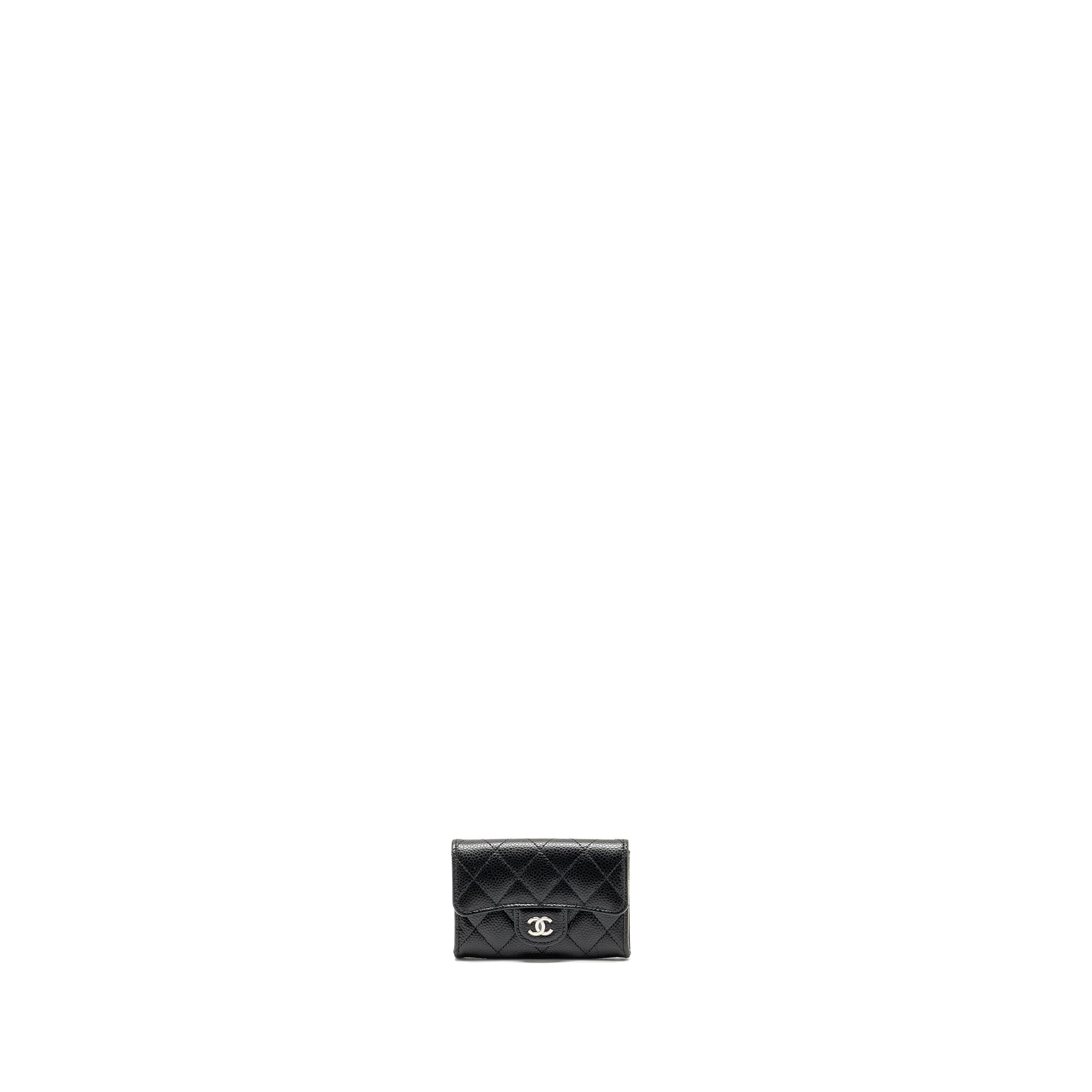 chanel-classic-flap-card-holder-caviar-black-shw-microchip-4