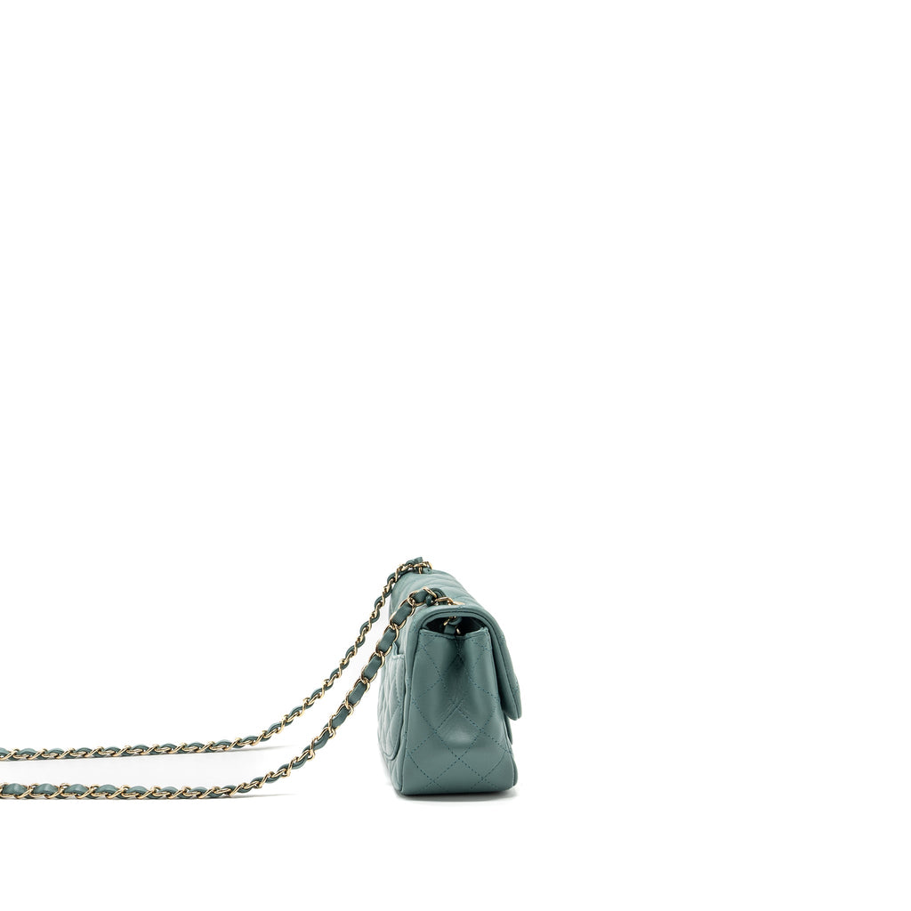 chanel-square-flap-bag-green