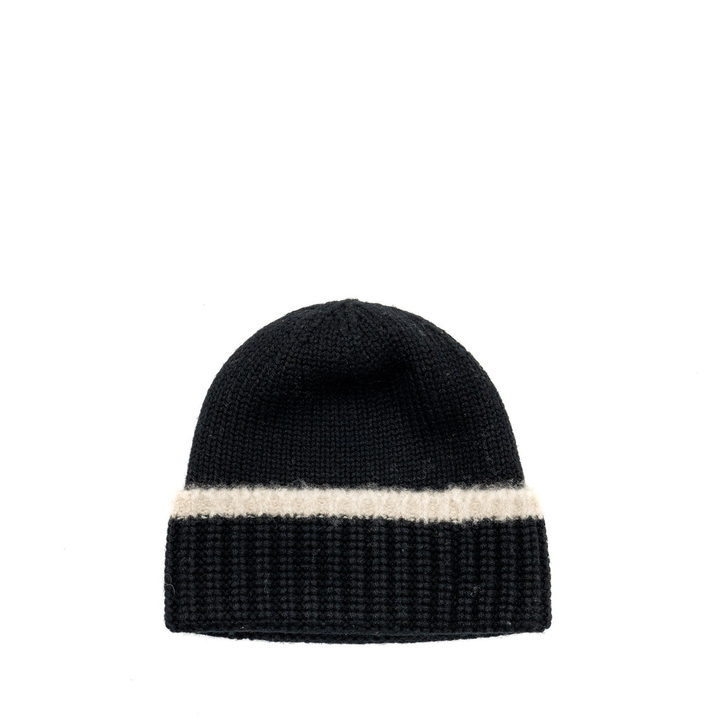 chanel-beanie-hat-wool-cashmere-black-white