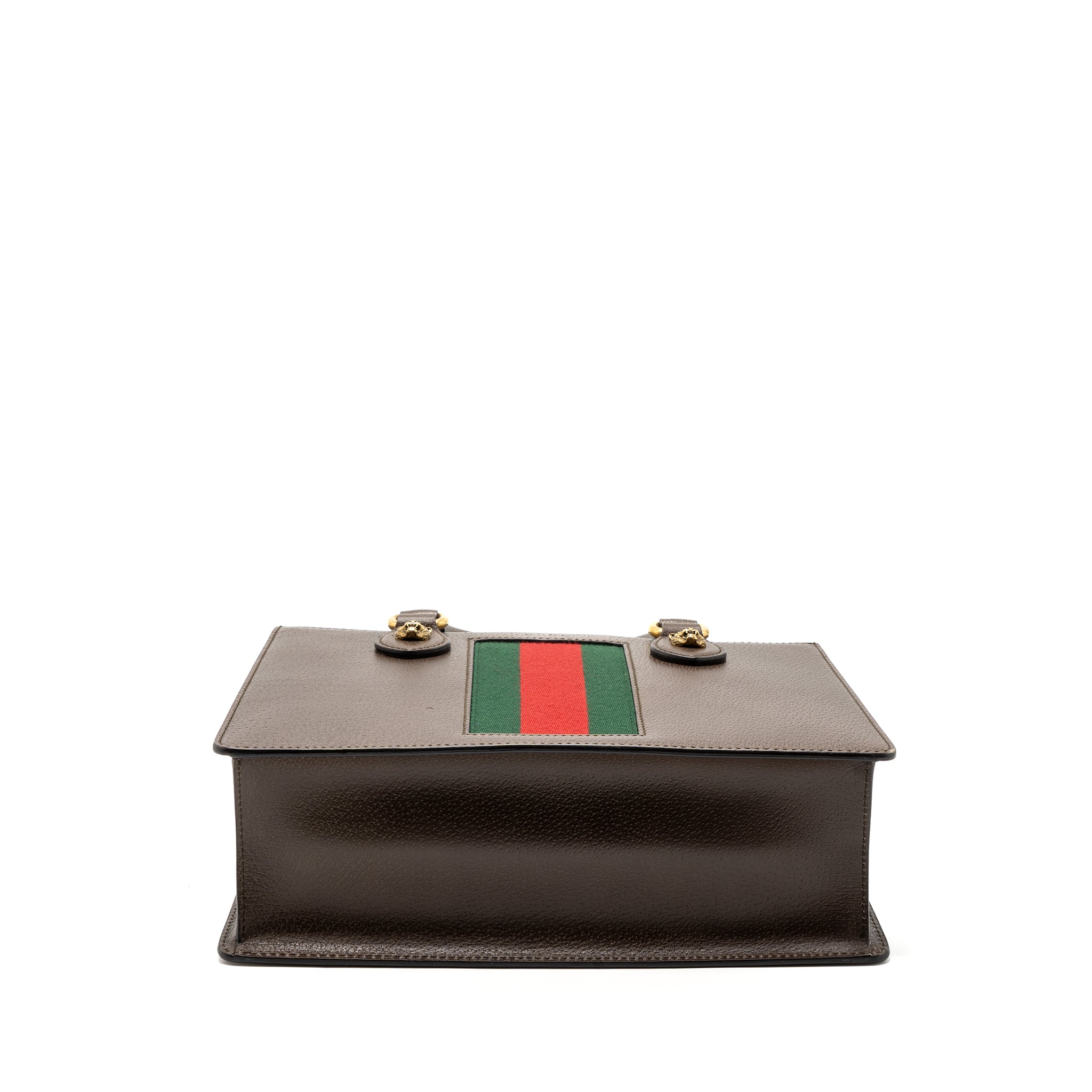 gucci-top-handle-tote-bag-calfskin-dark-brown-ghw