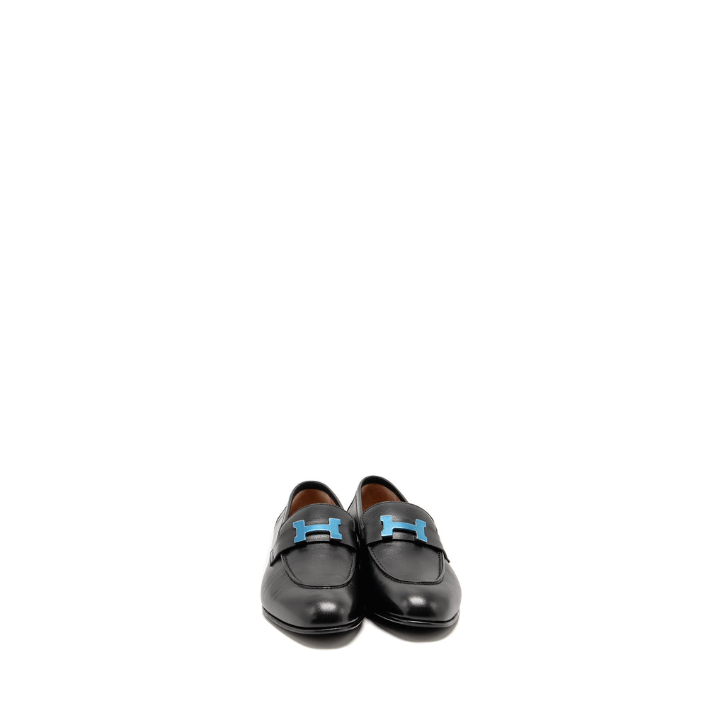 hermes-size-37-5-paris-loafer-calfskin-black-shw-copy-1