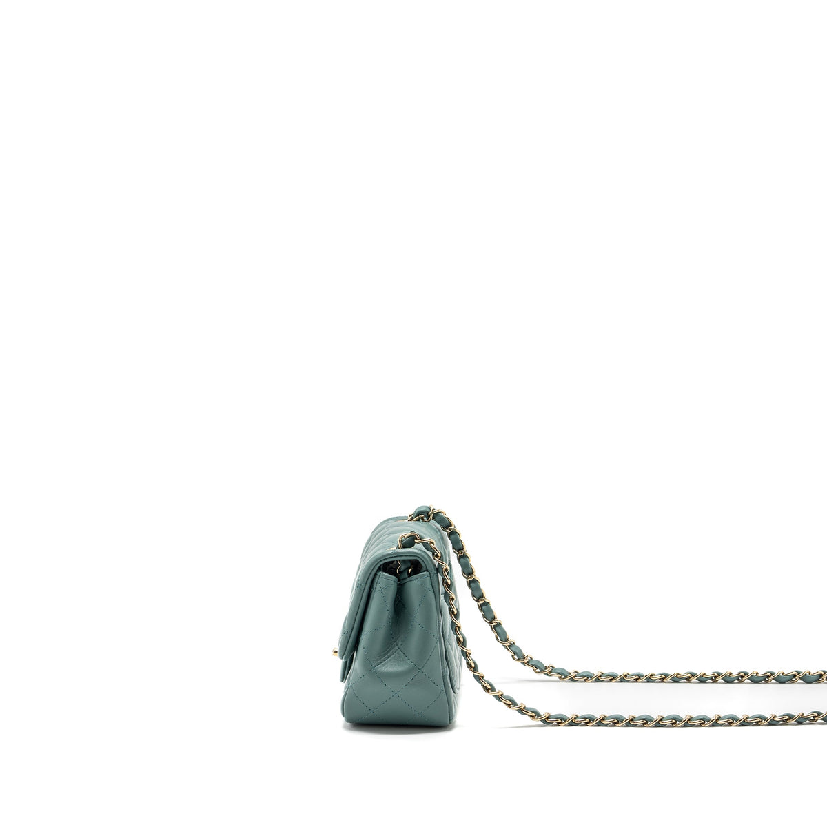 chanel-square-flap-bag-green