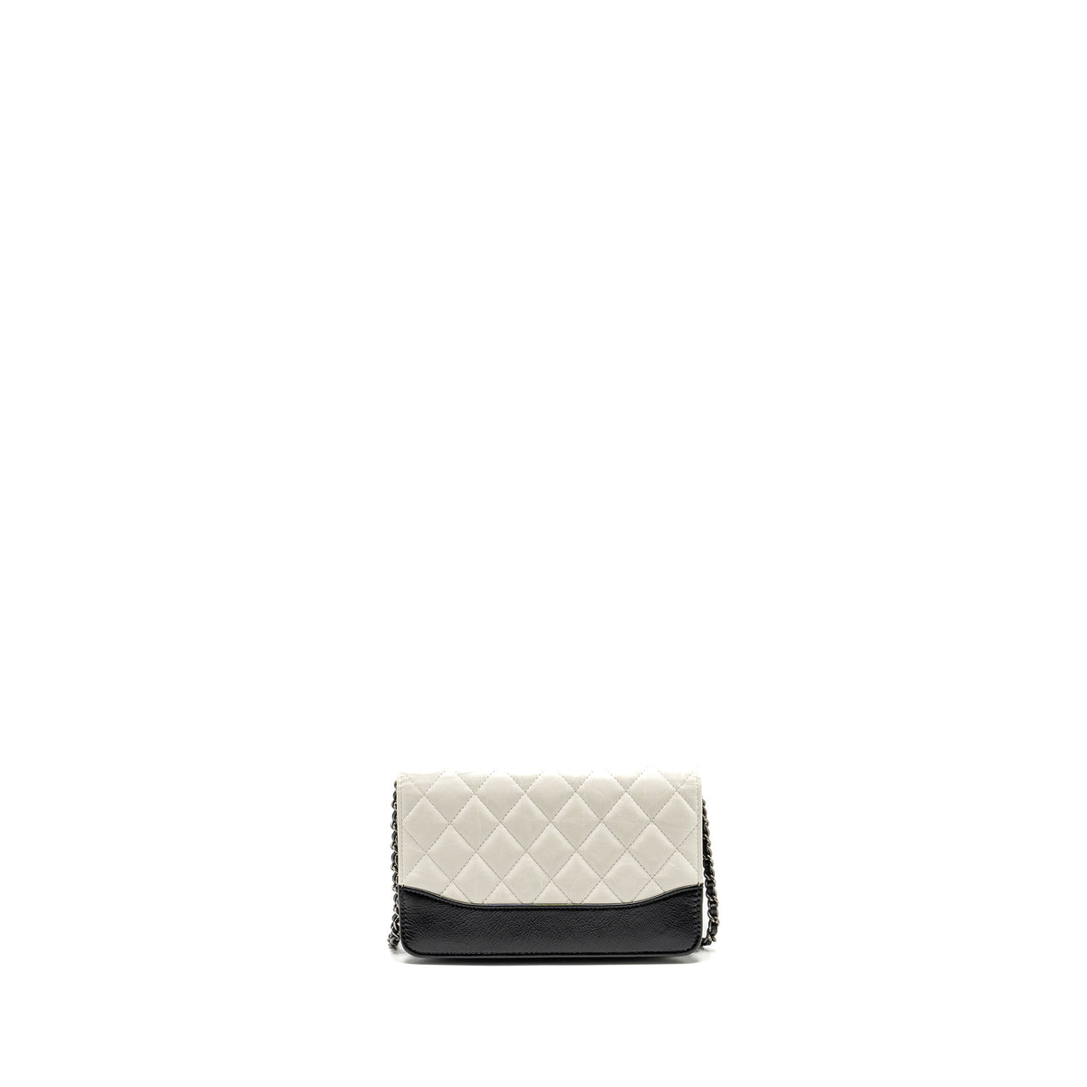 chanel-gabrielle-wallet-on-chain-calfskin-white-black-multicolour-hardware-copy