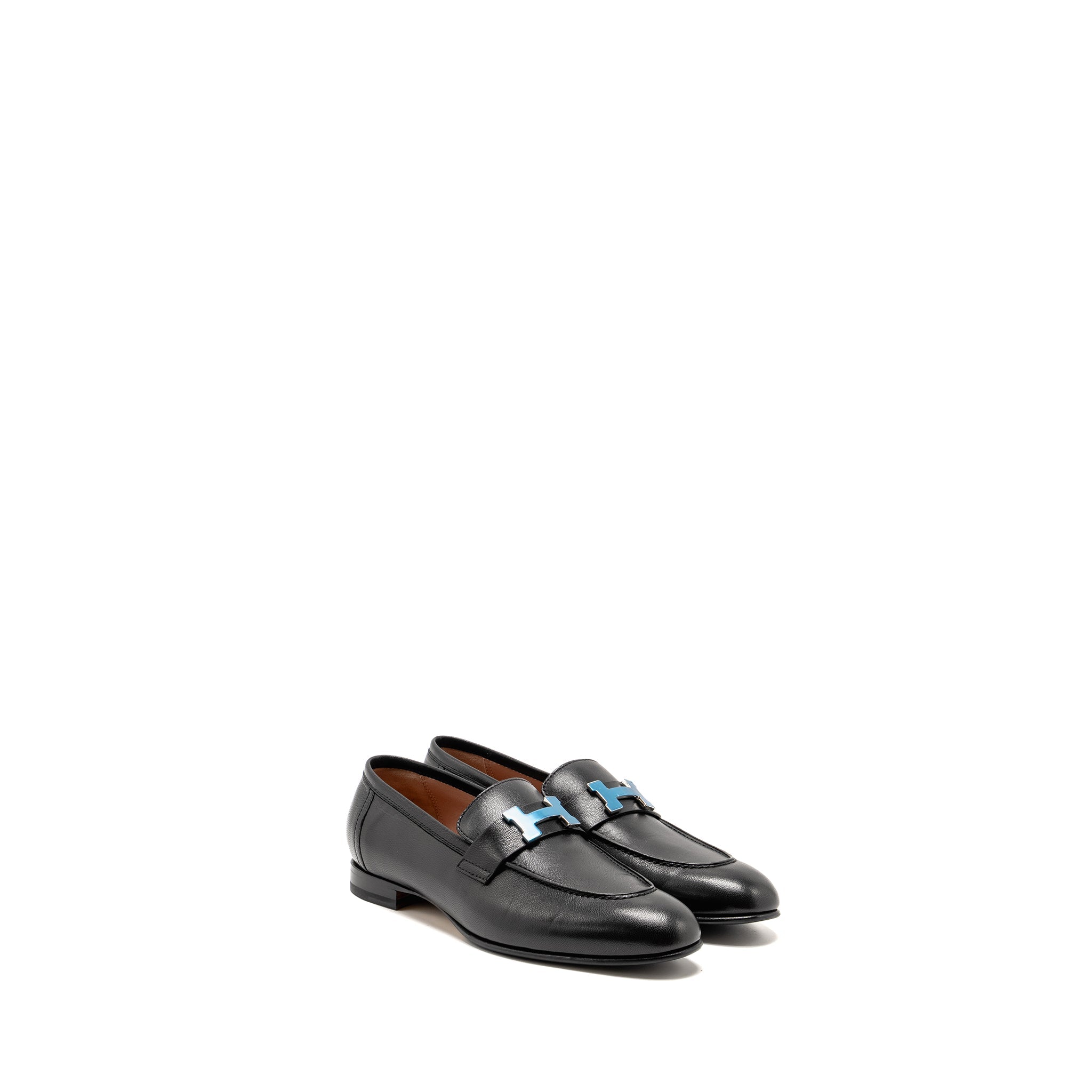 hermes-size-37-5-paris-loafer-calfskin-black-shw-copy-1