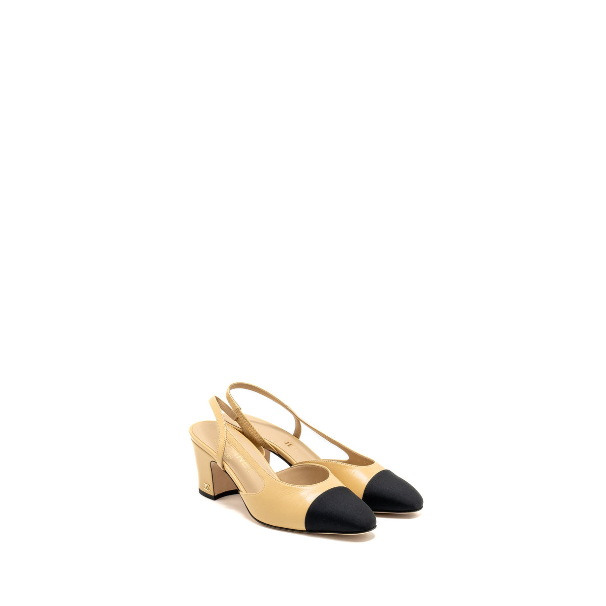 chanel-size-37-5-sling-back-beige-black-copy