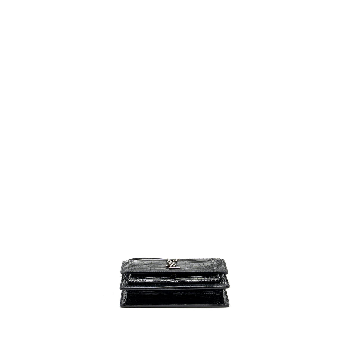 saint-laurent-ysl-sunset-bag-crocodile-embossed-calfskin-black-shw
