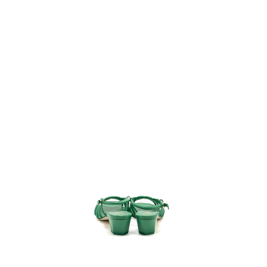 chanel-size-37-5-22b-cc-logo-sandals-lambskin-green-shw