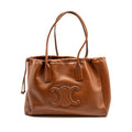 celine-big-brown-leather-tote-bag