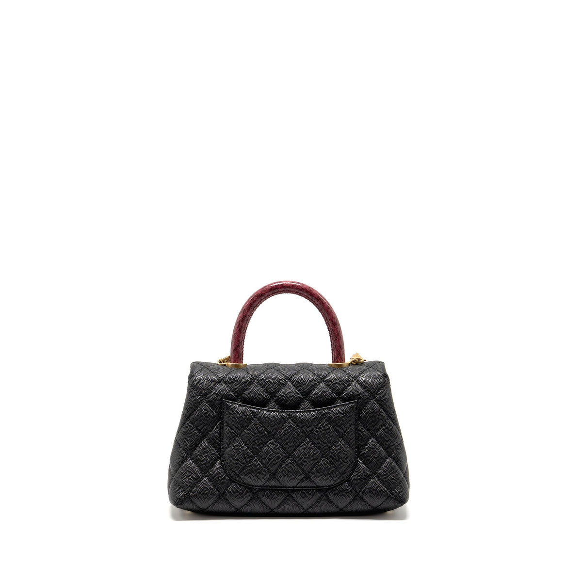 chanel-small-coco-handle-with-snake-embossed-handle-caviar-black-ghw