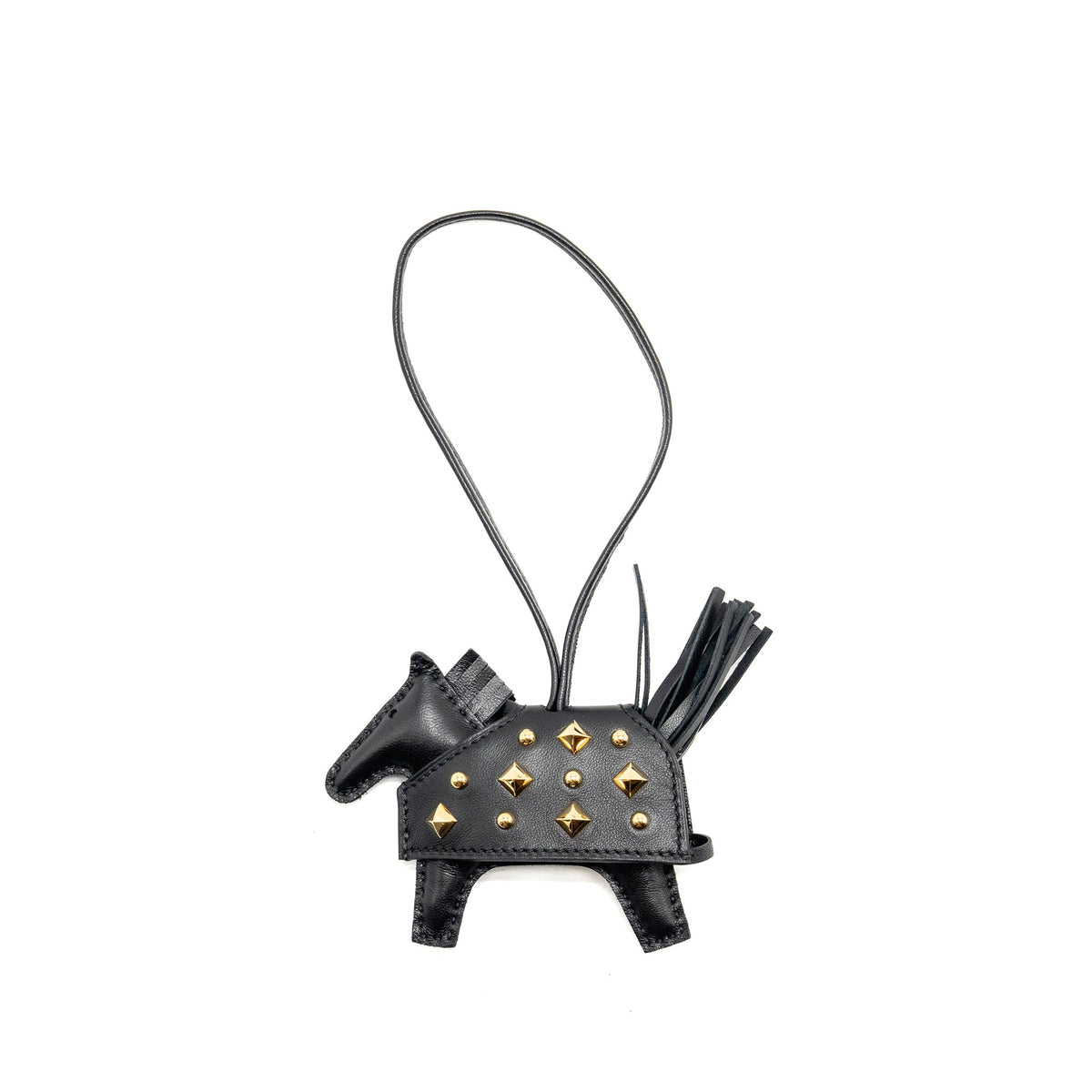 hermes-rodeo-robeo-rock-pm-bag-charm-lambskin-metallic-studs-black-ghw-stamp-k