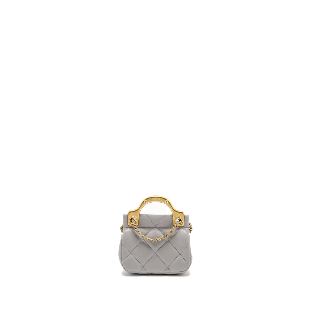 chanel-mini-quilted-flap-card-holder-with-chain-lambskin-grey-ghw-copy-1