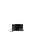 chanel-signature-logo-wallet-on-chain-leather-knit-silver-black-ghw