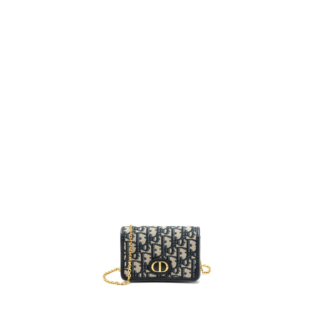 dior-30-montaigne-pouch-with-chain-canvas-blue-oblique-ghw
